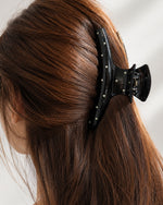 Load image into Gallery viewer, Polkadot Curved Hair Claw