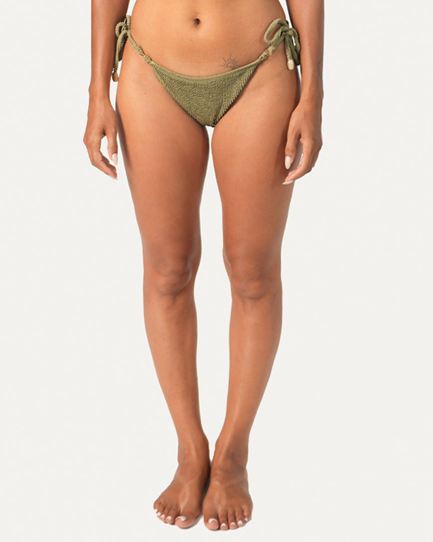 Poppy Side Tie Bikini Bottoms