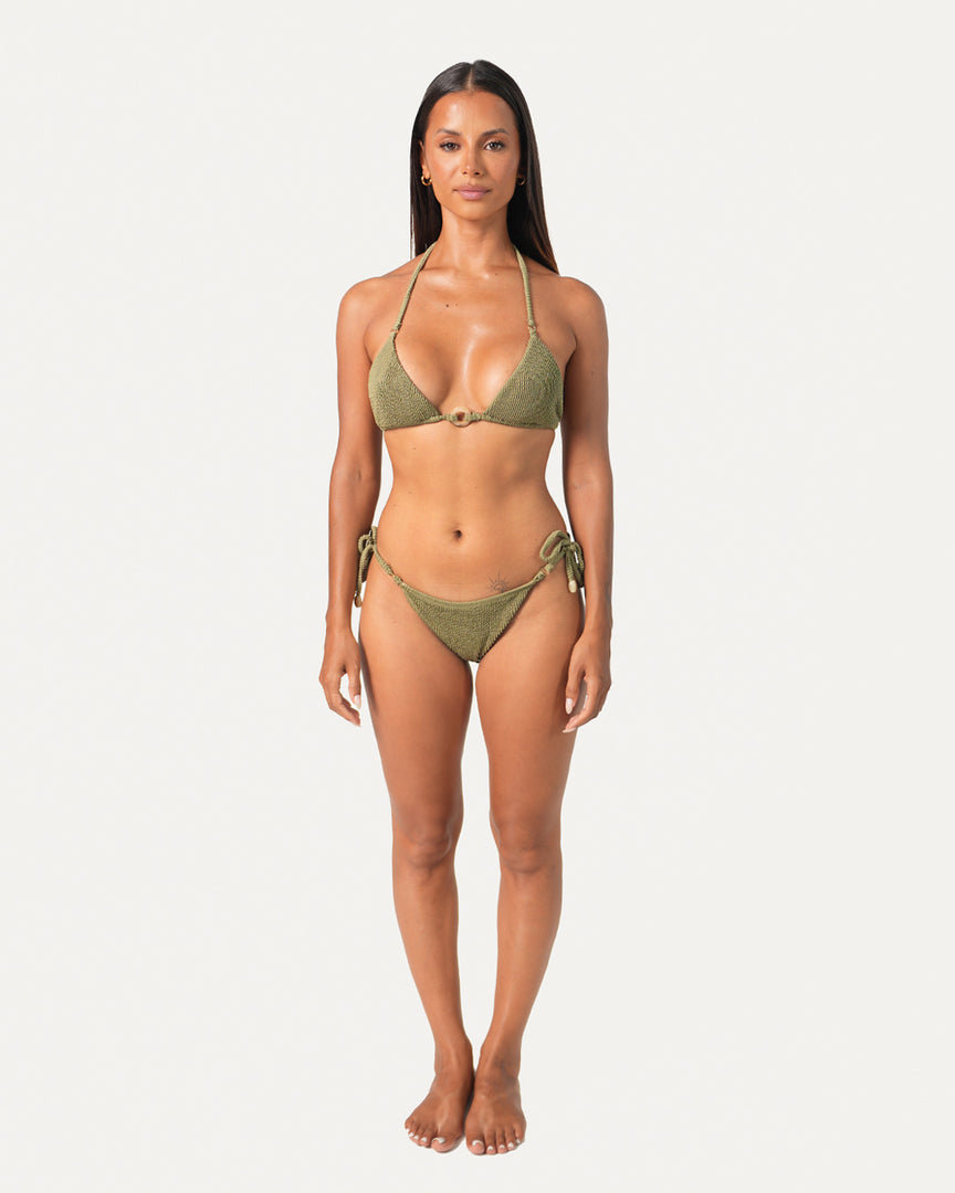 Poppy Side Tie Bikini Bottoms