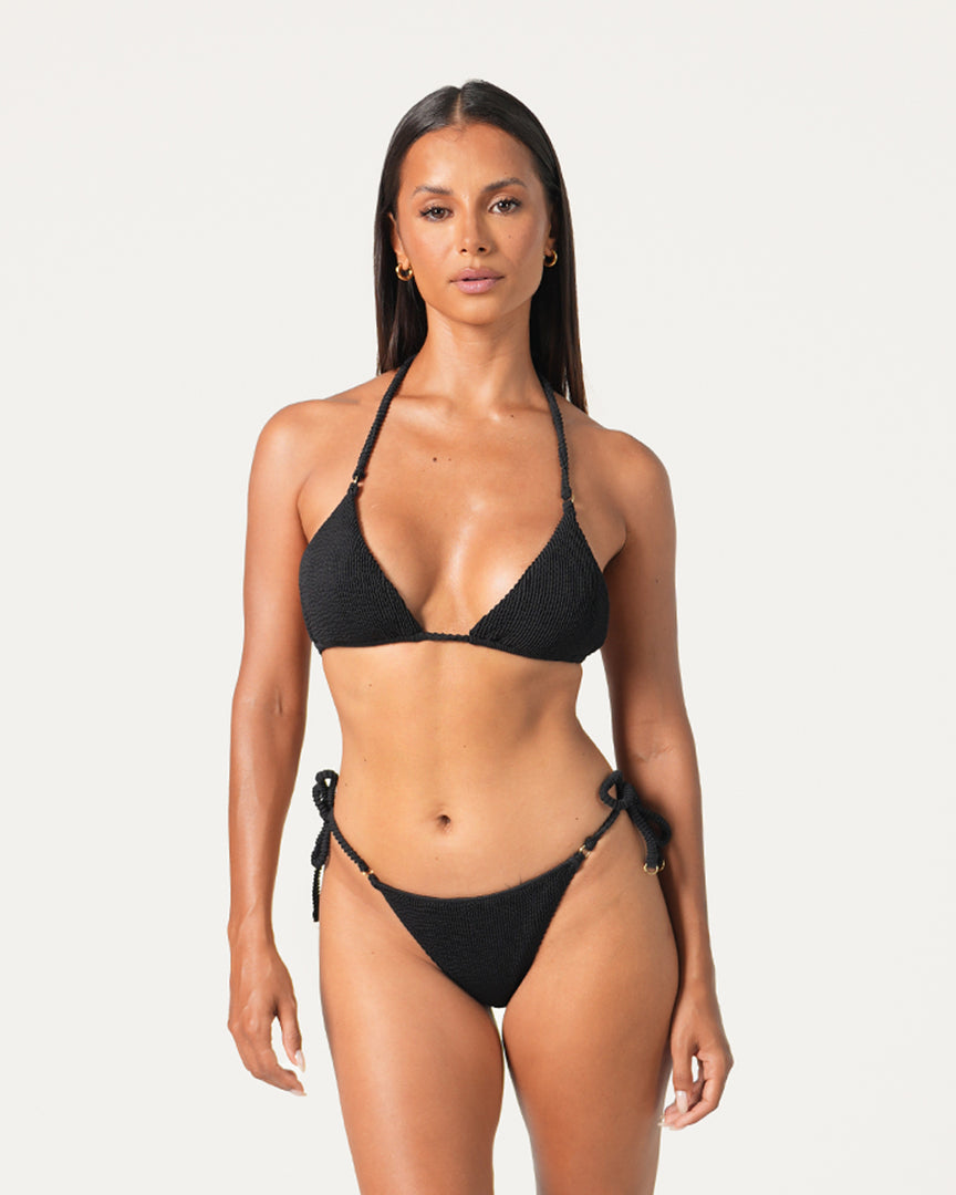 Poppy Triangle Bikini Top