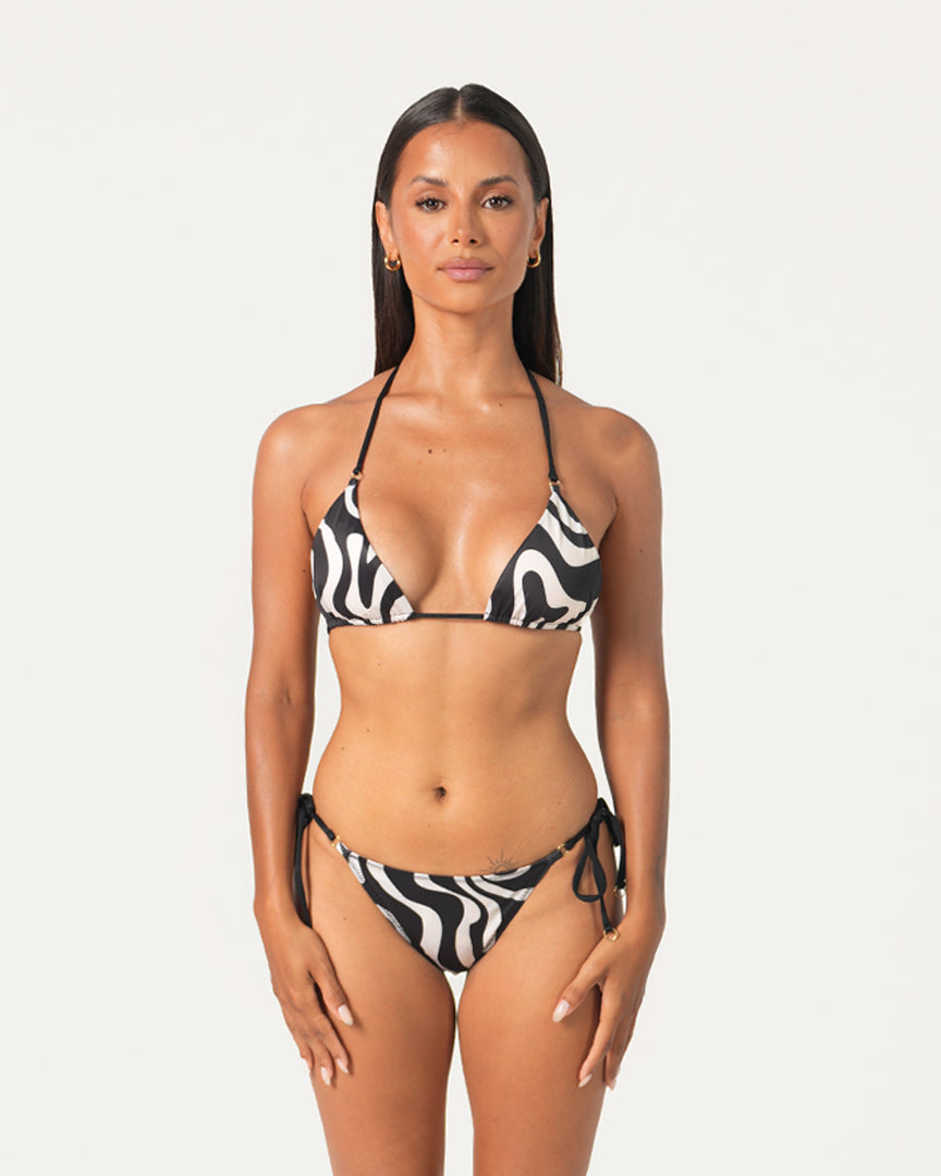 Poppy Triangle Bikini Top