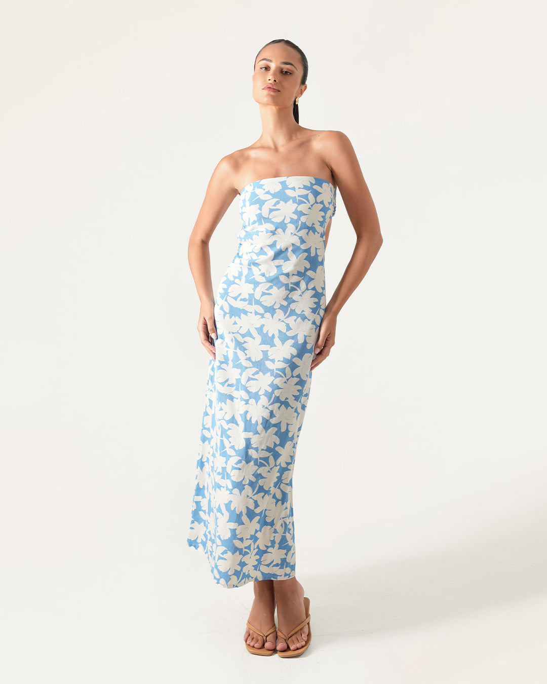 Midi Dress | Bodycon Midi Dress | White Midi Dress – Bamboo