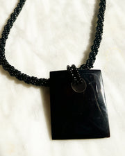 Rectangle Beaded Necklace