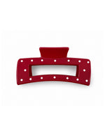 Load image into Gallery viewer, Rectangle Polkadot Hair Claw