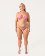 Load image into Gallery viewer, Rose Ruched Bikini Bottoms
