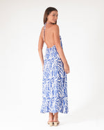 Load image into Gallery viewer, Rose Halter Maxi Dress

