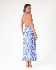 Rose Halter Maxi Dress