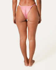Rose Ruched Bikini Bottoms