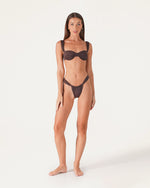 Load image into Gallery viewer, Rose Ruched Bikini Bottoms
