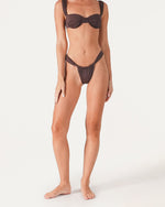 Load image into Gallery viewer, Rose Ruched Bikini Bottoms
