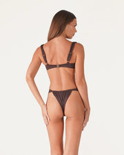 Rose Balconette Bikini Top