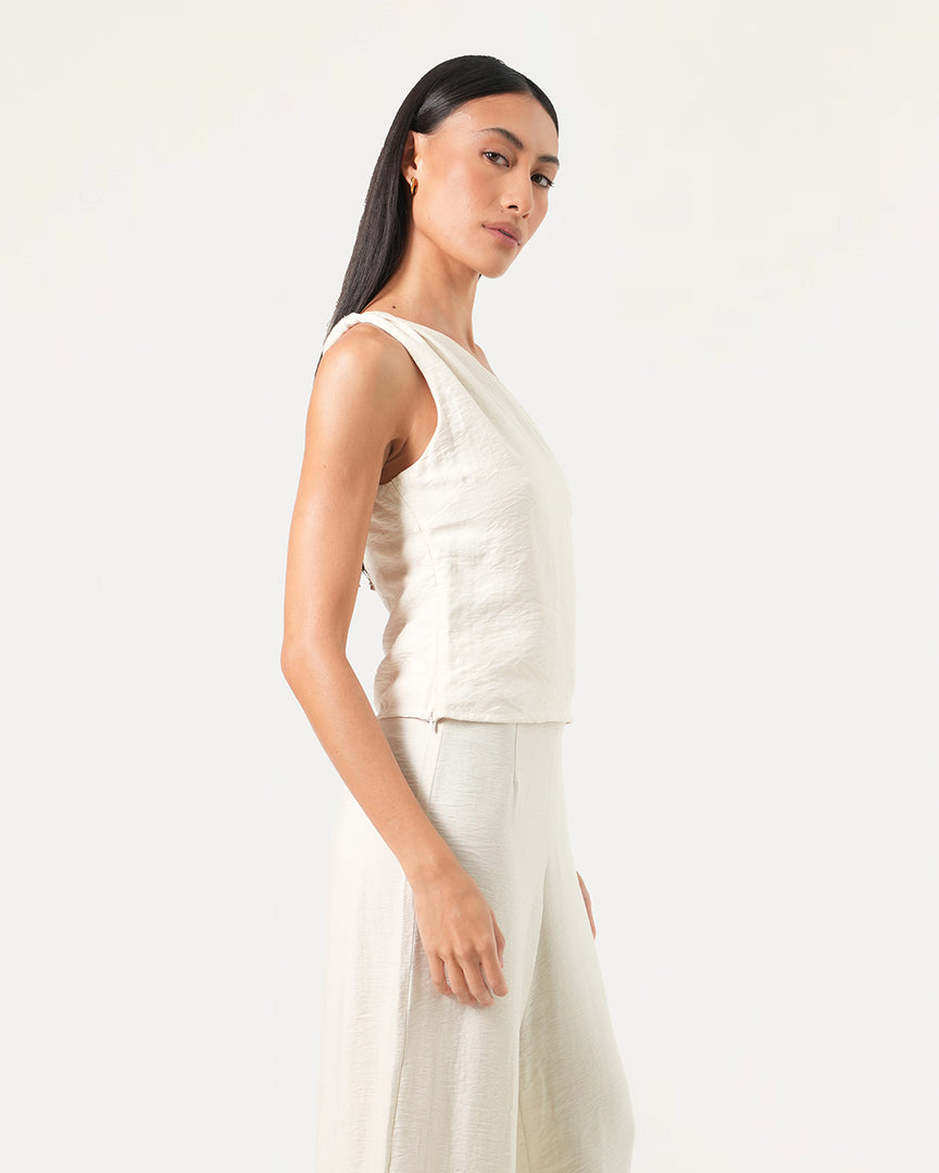 Saturn One Shoulder Top