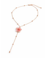 Load image into Gallery viewer, Shirla Flower Drop Pendant Necklace