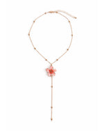 Load image into Gallery viewer, Shirla Flower Drop Pendant Necklace