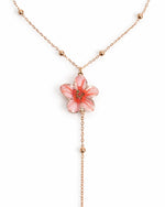 Load image into Gallery viewer, Shirla Flower Drop Pendant Necklace