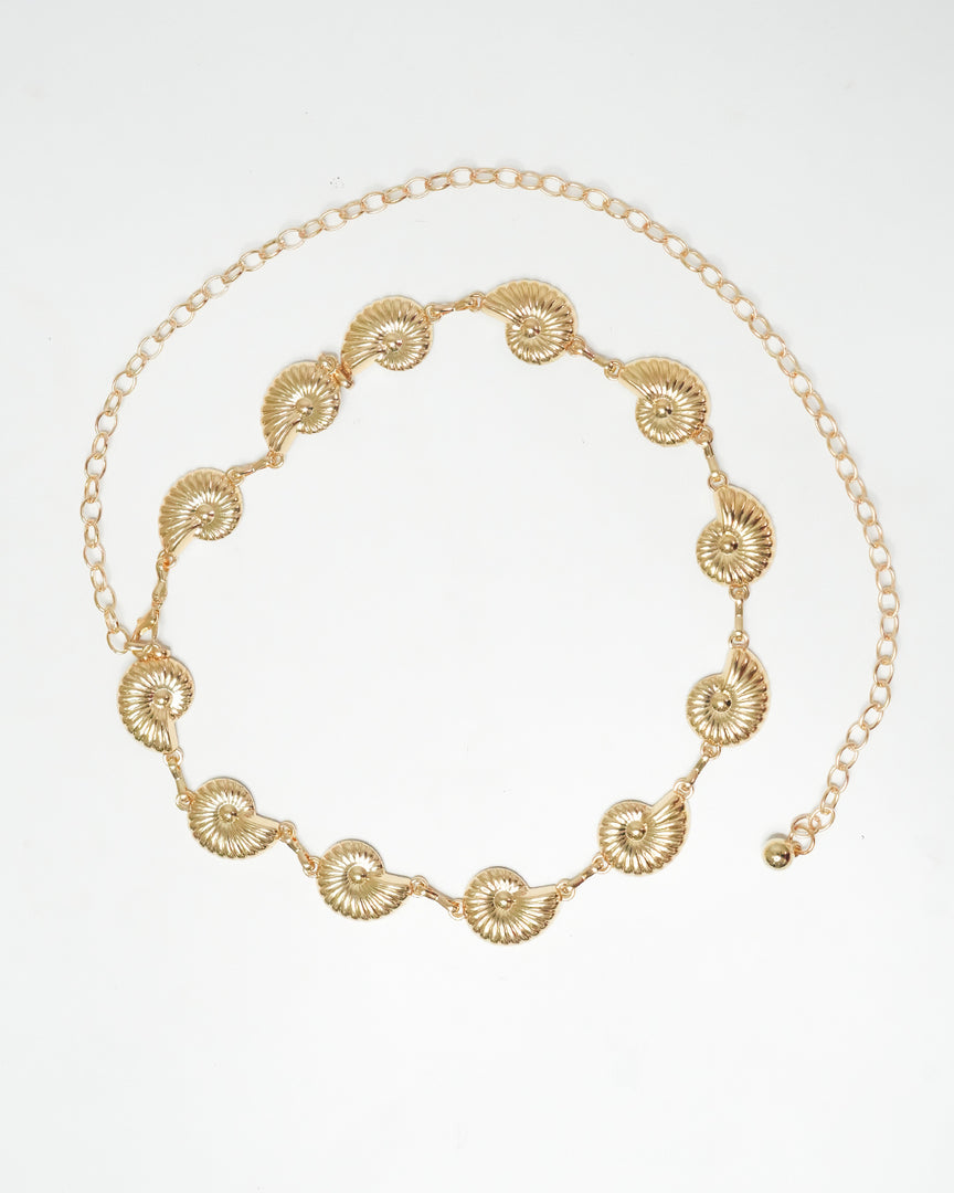 Sian Shell Chain Belt