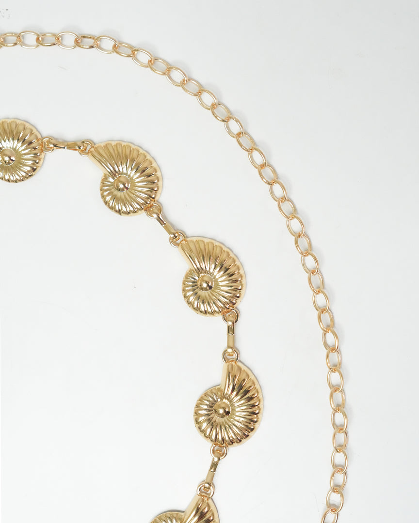 Sian Shell Chain Belt