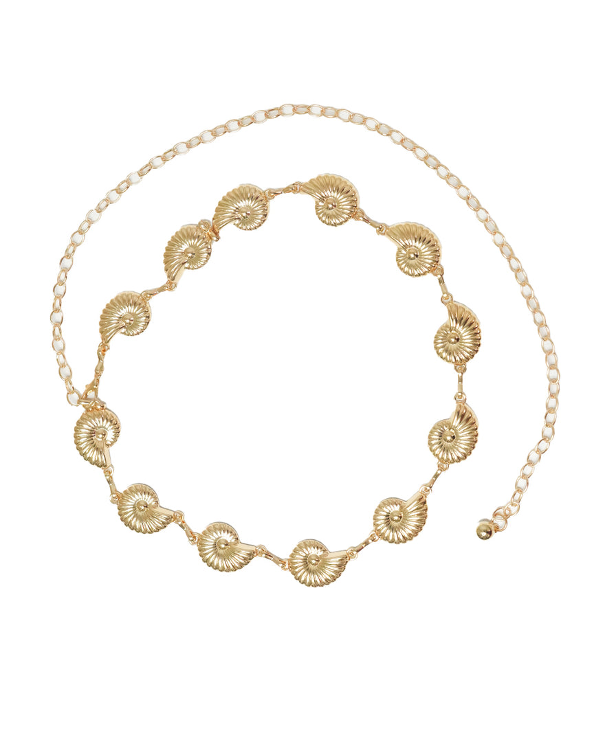 Sian Shell Chain Belt