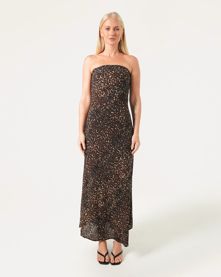 Sonya Maxi Dress - Lioness Print | Bamboo Blonde 16 Sonya Maxi Dress - Lioness Print | Bamboo Blonde 16