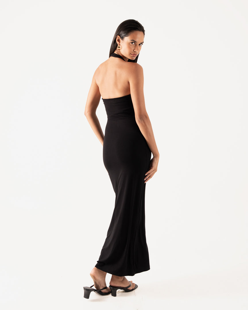 Summer Halter Maxi Dress