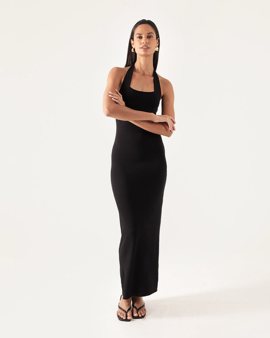 Summer Halter Maxi Dress