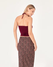 Tahiti Halter Jersey Top