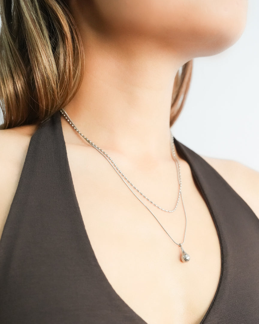 Teardrop Layered Necklace