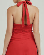 Load image into Gallery viewer, Venus Halter Midi Dress
