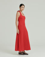 Load image into Gallery viewer, Venus Halter Midi Dress
