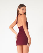 Load image into Gallery viewer, Yasmin Halter Mini Dress
