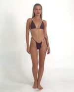 Load and play video in Gallery viewer, Daffodil Triangle Bikini Top
