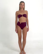Load and play video in Gallery viewer, Petunia Bandeau Bikini Top
